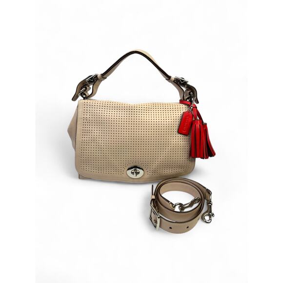 Coach Legacy Perforated Leather Romy Top Bag - Picture 13 of 15